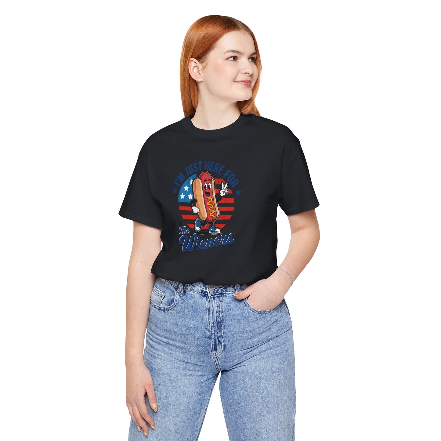 Fun Hot Dog Graphic Tee, Casual Summer Shirt, Family BBQ Outfit, July 4th Celebration Top, Foodie Gift, Unisex T-Shirt
