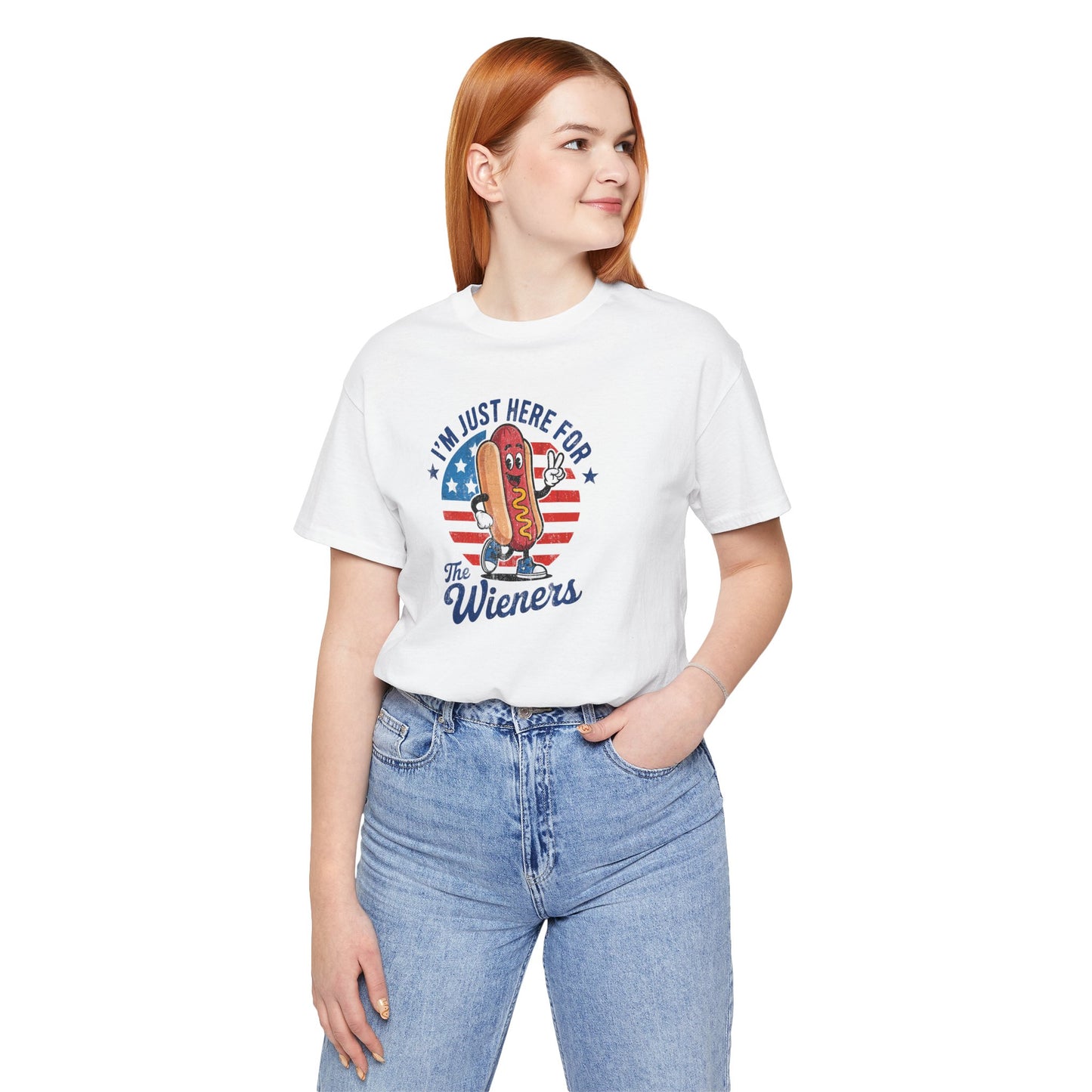 Fun Hot Dog Graphic Tee, Casual Summer Shirt, Family BBQ Outfit, July 4th Celebration Top, Foodie Gift, Unisex T-Shirt