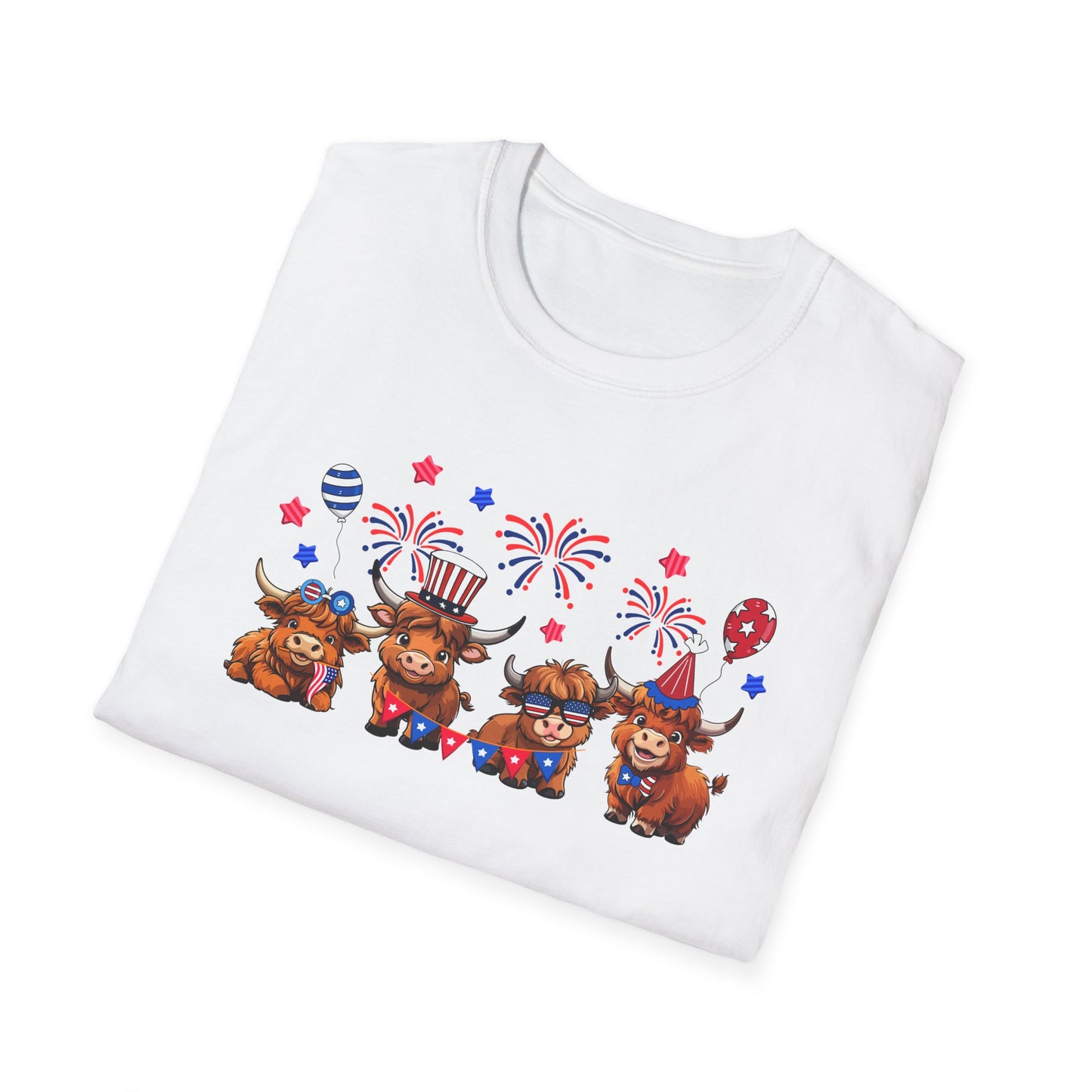 Festive Graphic T-Shirt, Independence Day Shirt, Casual Summer Style, Unisex Tee, Holiday Celebration Wear, Fireworks Design
