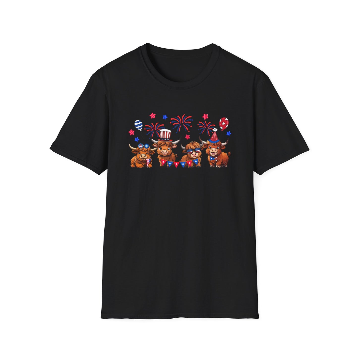 Festive Graphic T-Shirt, Independence Day Shirt, Casual Summer Style, Unisex Tee, Holiday Celebration Wear, Fireworks Design
