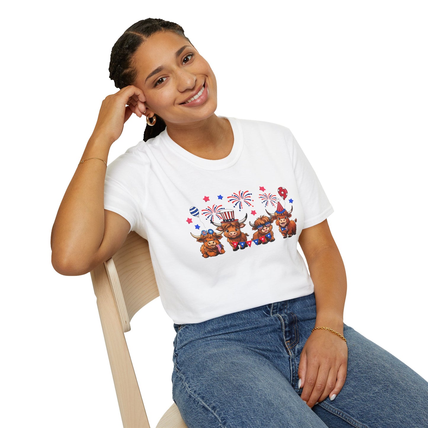 Festive Graphic T-Shirt, Independence Day Shirt, Casual Summer Style, Unisex Tee, Holiday Celebration Wear, Fireworks Design