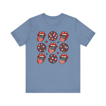 Retro Rock Band USA Tee, Vintage Music Shirt, Unisex Rock T-Shirt, Concert Outfit, Gift for Music Lovers, Summer Style Tee